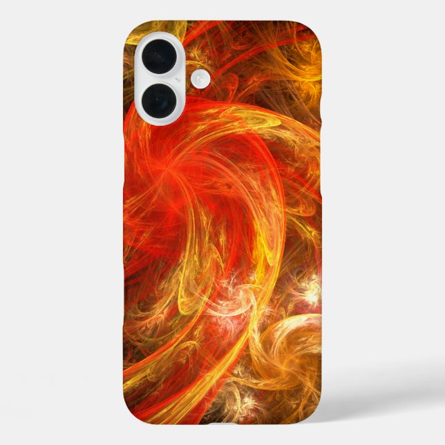 Funda iPhone 16 Plus Firestorm Nova Resumen Arte (Reverso )