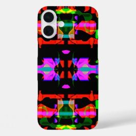 Funda iPhone 16 Plus Flippiges cooles buntes Top Design für