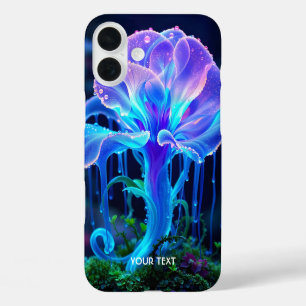 Funda iPhone 16 Plus Flor rosa exótica