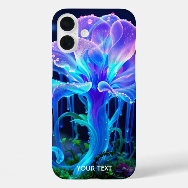 Funda iPhone 16 Plus Flor rosa exótica (Reverso )