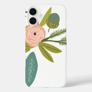 Funda iPhone 16 Plus Floral y fauna