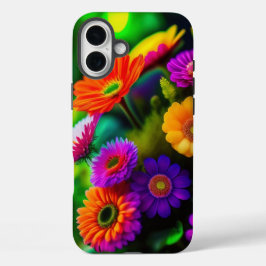 Funda iPhone 16 Plus Flores por todas partes
