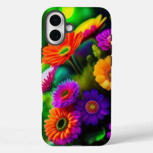 Funda iPhone 16 Plus Flores por todas partes