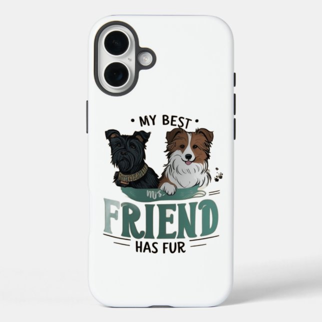 Funda iPhone 16 Plus Fluffy Friend Forever (Reverso )