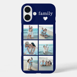 Funda iPhone 16 Plus Foto de Familia 6 Azul Marino