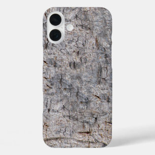 Funda iPhone 16 Plus Foto de la corteza del árbol de la naturaleza neut