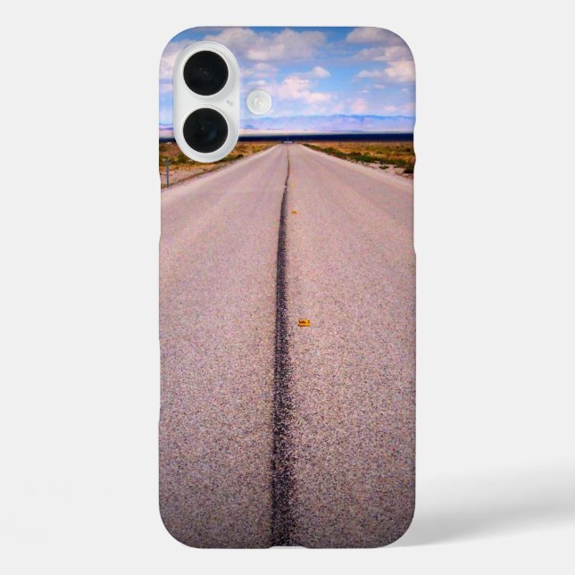 Funda iPhone 16 Plus Foto vertical de viaje de vacaciones de verano (Reverso )