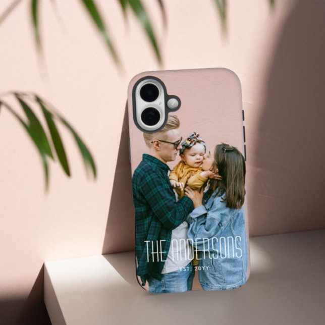 Funda iPhone 16 Plus Foto y nombre únicos personalizados (Subido por el creador)