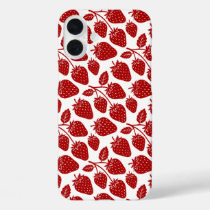 Funda iPhone 16 Plus Fresas