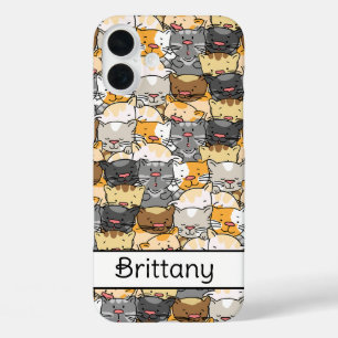 Funda iPhone 16 Plus Gatos Gatitos Personalizados