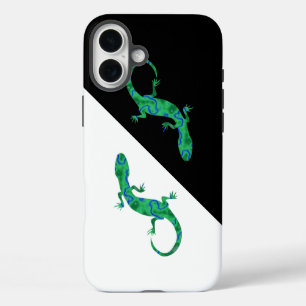 Funda iPhone 16 Plus Gecko verde