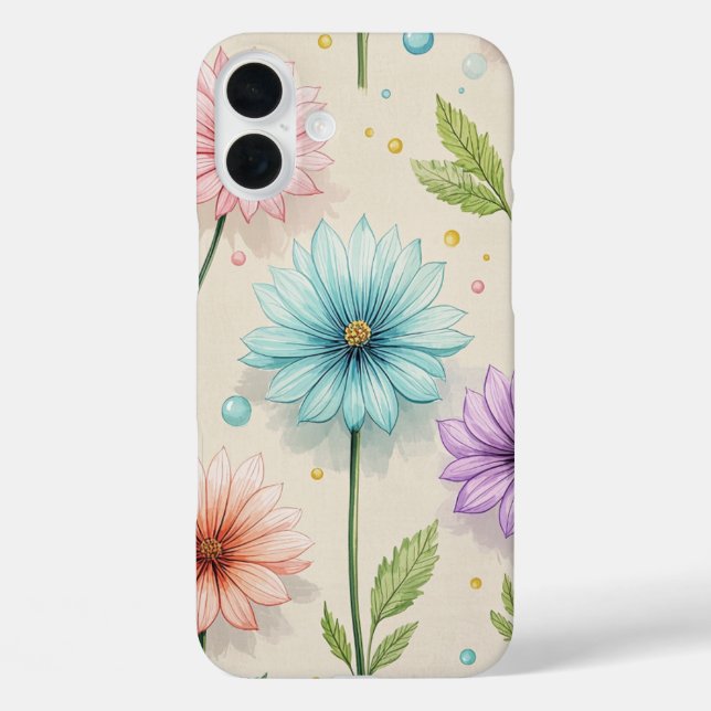 Funda iPhone 16 Plus Geometría audaz: estuche para iPhone de arte moder (Reverso )