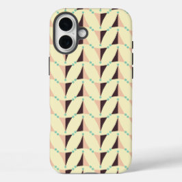 Funda iPhone 16 Plus Geometric pattern in retro vibe
