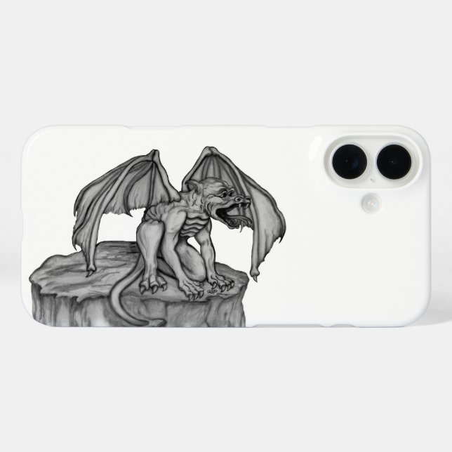 Funda iPhone 16 Plus Golem Gárgola (Reverso  (Horizontal))