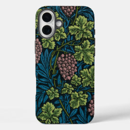 Funda iPhone 16 Plus  Grapevines with clusters of pink grapes 