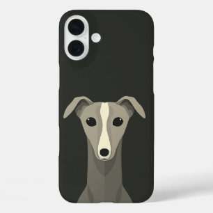 Funda iPhone 16 Plus Greyhound Italiano Greyhound Cute Whippet Dog