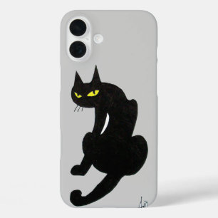 Funda iPhone 16 Plus Gris gaseoso negro