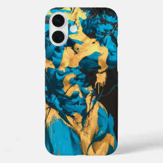 Funda iPhone 16 Plus Guerrero abstracto negrita