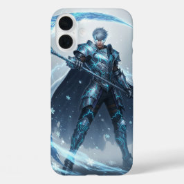 Funda iPhone 16 Plus Guerrero Marcado por la Escarcha | Anime Épico