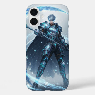 Funda iPhone 16 Plus Guerrero Marcado por la Escarcha | Anime Épico