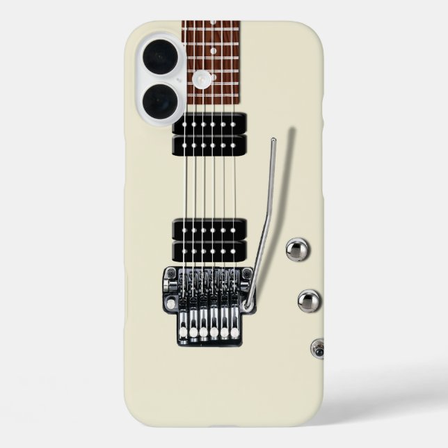 Funda iPhone 16 Plus Guitarra eléctrica (Reverso )