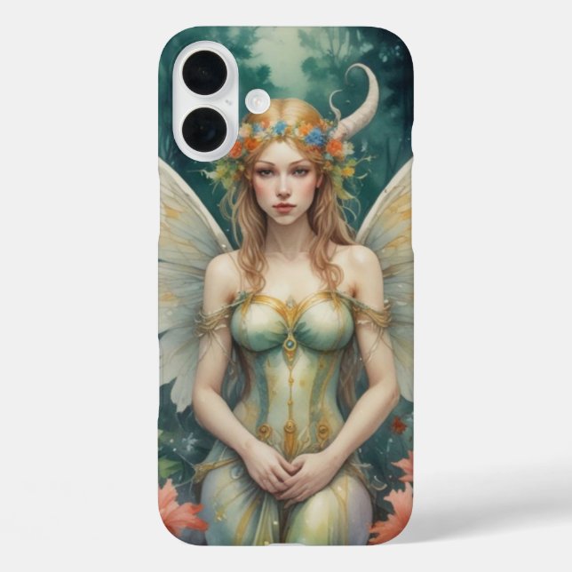 Funda iPhone 16 Plus Hada de Aries (Reverso )