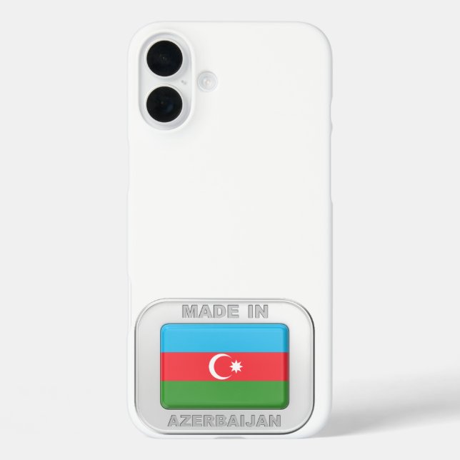 Funda iPhone 16 Plus Hecho en Azerbaiyán (Reverso )