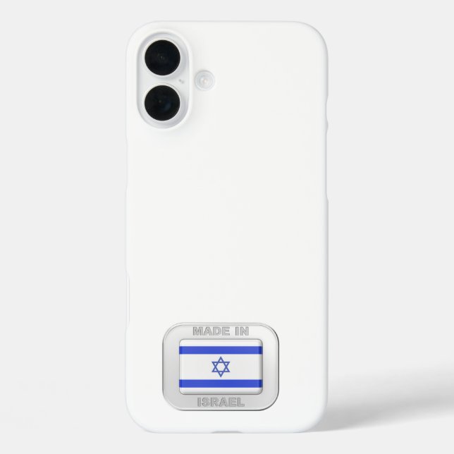 Funda iPhone 16 Plus Hecho en Israel (Reverso )