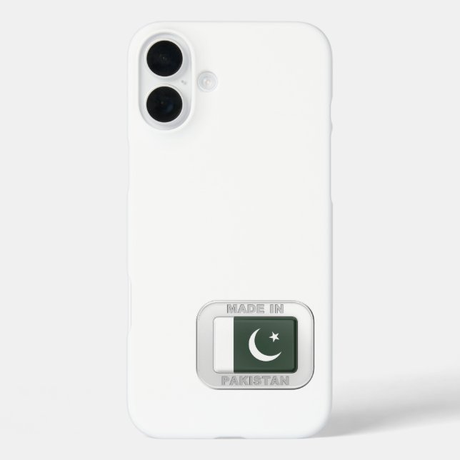 Funda iPhone 16 Plus Hecho en Pakistán (Reverso )