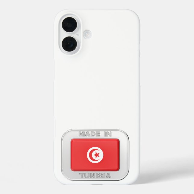 Funda iPhone 16 Plus Hecho en Túnez (Reverso )