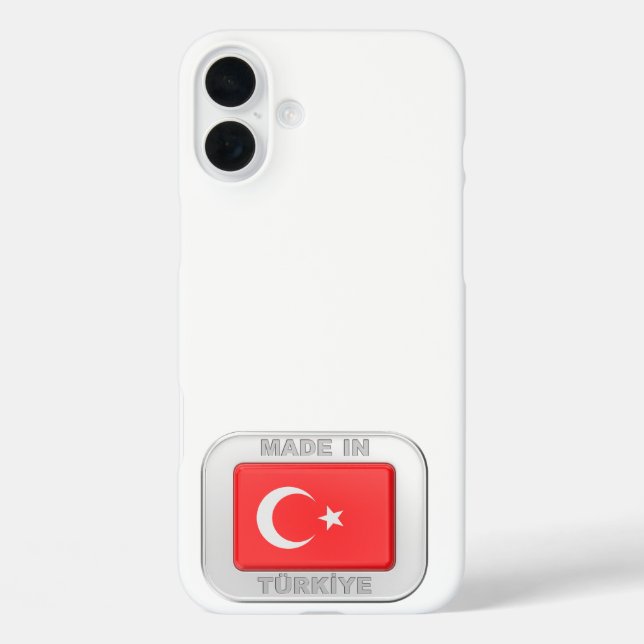 Funda iPhone 16 Plus Hecho en Turkiye (Reverso )