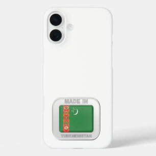 Funda iPhone 16 Plus Hecho en Turkmenistán