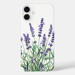Funda iPhone 16 Plus Hermosa Flor de flores de jardín de lavanda