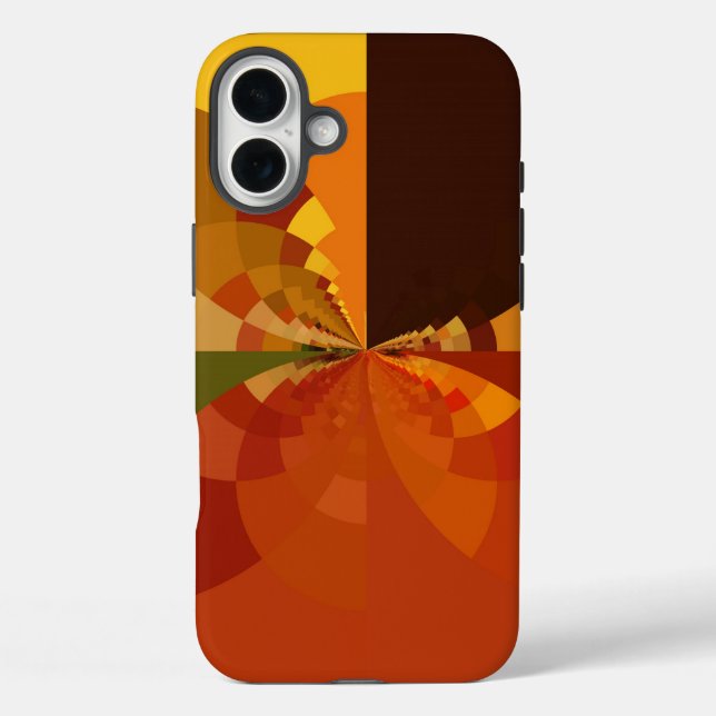 Funda iPhone 16 Plus Hermosa Tierra Resumen Arte Impresión (Reverso )