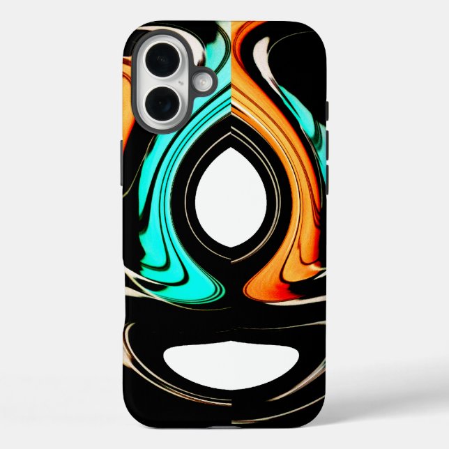 Funda iPhone 16 Plus Hermosa y encantadora textura africana (Reverso )