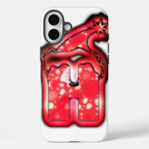Funda iPhone 16 Plus ¡Ho Ho Ho Ho Ho! Santa Claus Gorra Merry Christmas