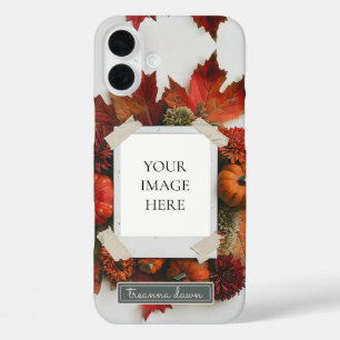 Funda iPhone 16 Plus Hojas sin tiempo