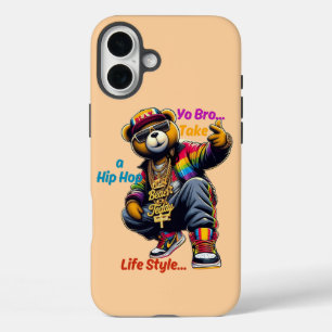 Funda iPhone 16 Plus “¡Hola Hermano!” Abraza el Estilo de Vida HipHop -