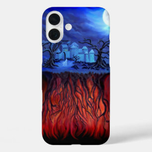 Funda iPhone 16 Plus Hora de la bruja, entre el cielo y el infierno