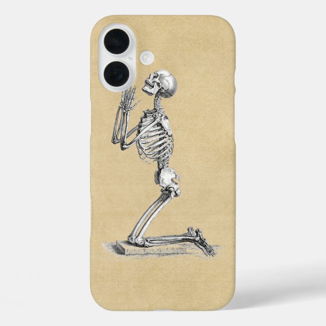Funda iPhone 16 Plus Ilustracion Anatomy Skeleton (Reverso )