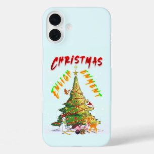 Funda iPhone 16 Plus Ilustración de navidades