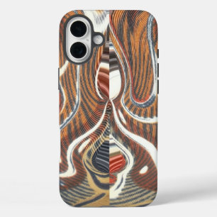 Funda iPhone 16 Plus Impresión de arte abstracto africano
