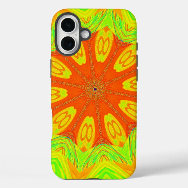 Funda iPhone 16 Plus Impresión de arte de estilo samba (Reverso )