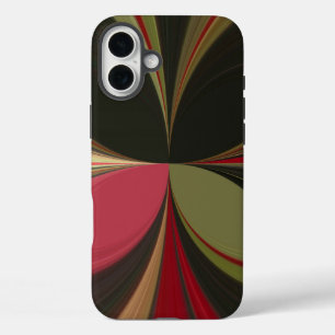 Funda iPhone 16 Plus Impresión de arte Edgy Earth Kaleidoscope