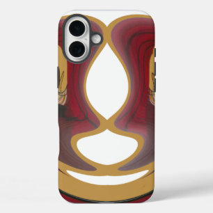 Funda iPhone 16 Plus Impresión del arte tribal de masái