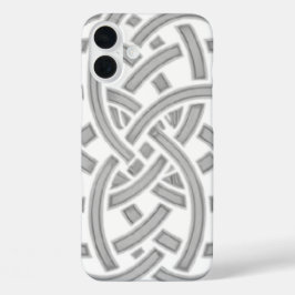 Funda iPhone 16 Plus Infinite Harmony: Sacred Mandala Celtic Symbol Art