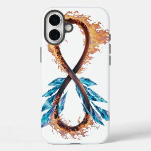 Funda iPhone 16 Plus Infinito en fuego e hielo - iPhone de Apple