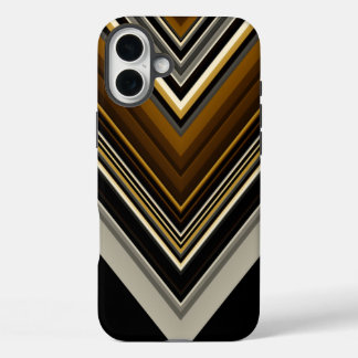 Funda iPhone 16 Plus Iniciales abstractas y personalizados modernas de 