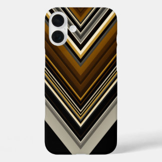 Funda iPhone 16 Plus Iniciales abstractas y personalizados modernas de 