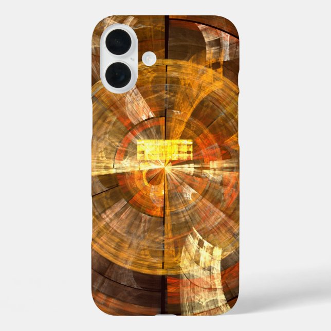 Funda iPhone 16 Plus Integridad Resumen de arte (Reverso )